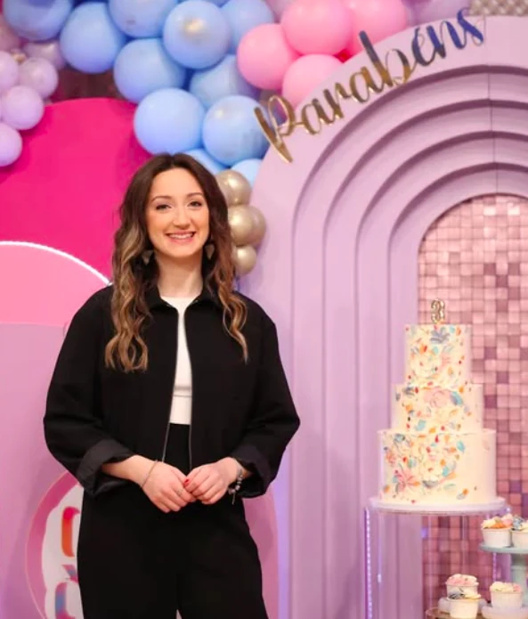 Cake designer Maria num evento